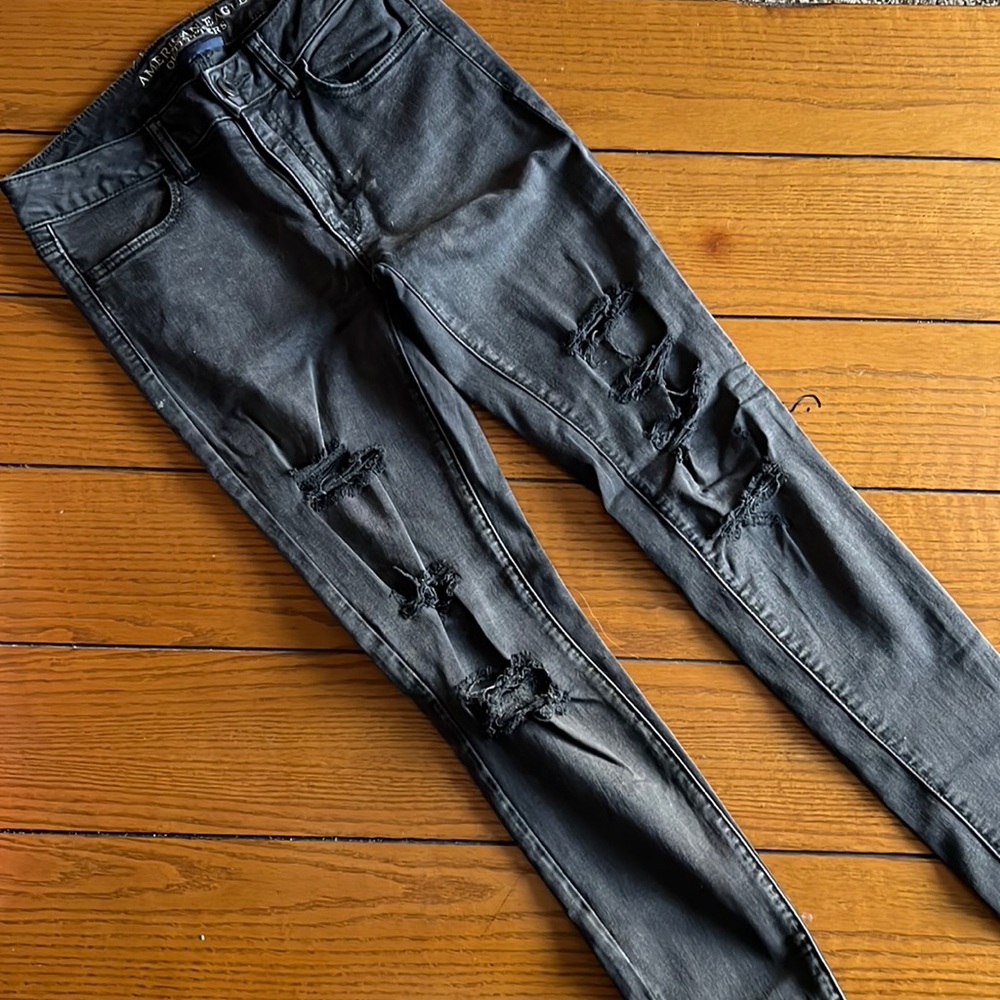 American Eagle Distressed Skinny Jeans